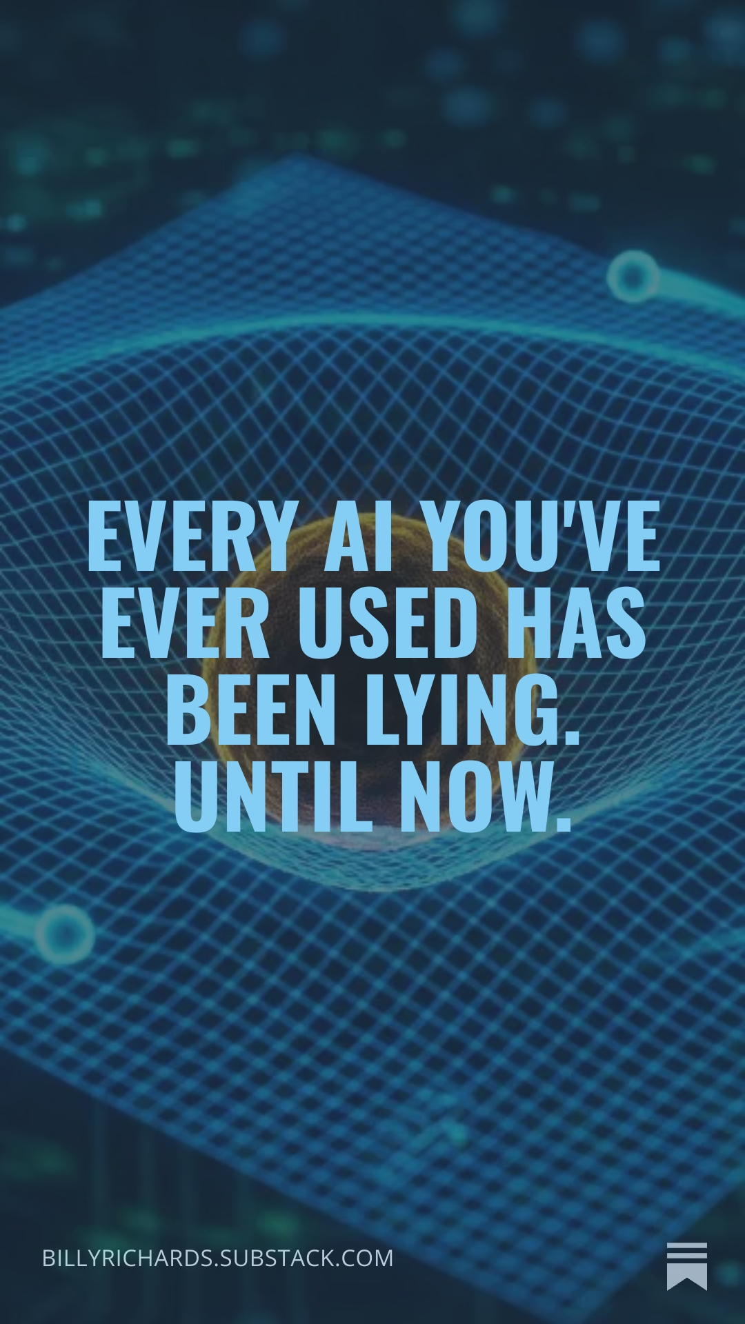 Every AI You've Ever Used Has Been Lying. Until Now.