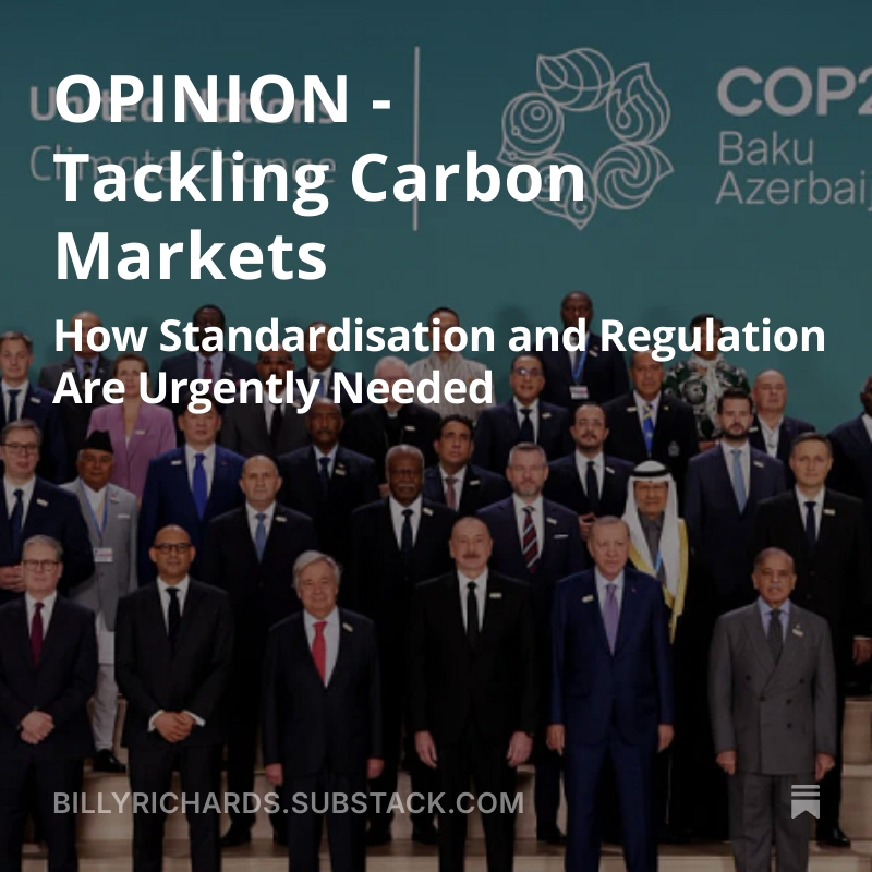 Opinion: Tackling Carbon Markets